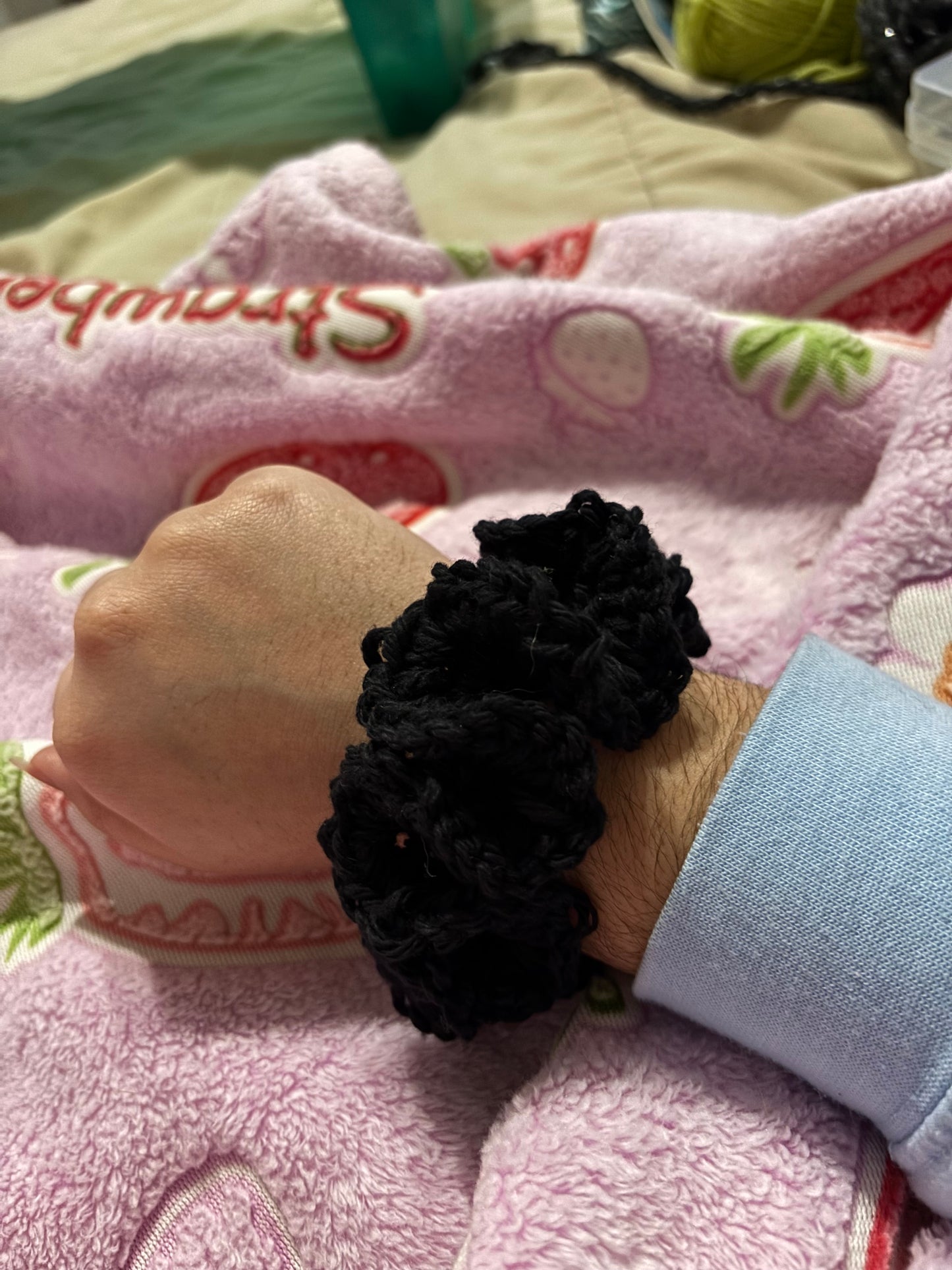 Handmade Crochet Scrunchies - Soft and Stretchy Hair Accessories, Trendy Boho Scrunchie, Hair Ties