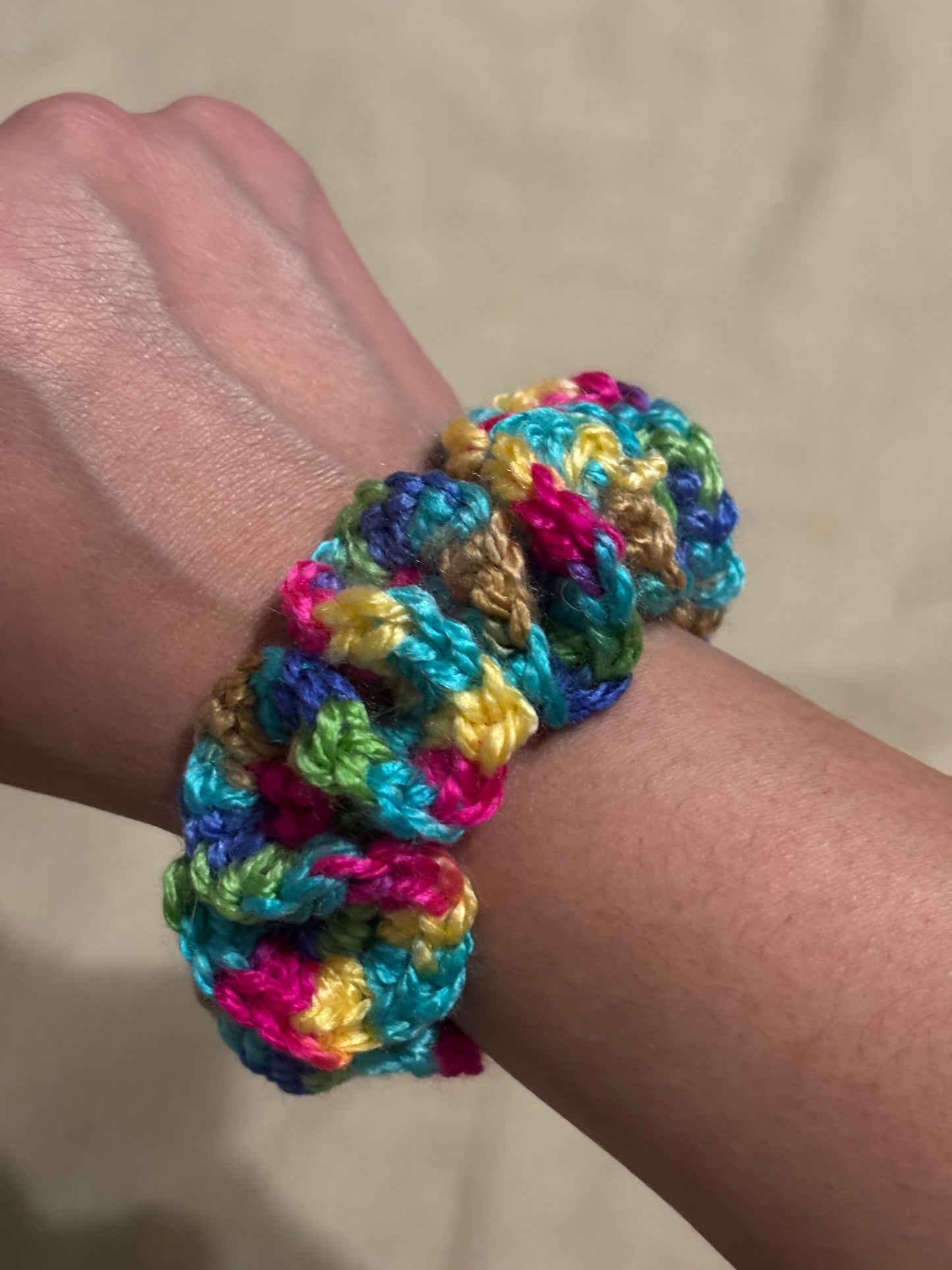 Handmade Crochet Scrunchies - Soft and Stretchy Hair Accessories, Trendy Boho Scrunchie, Hair Ties