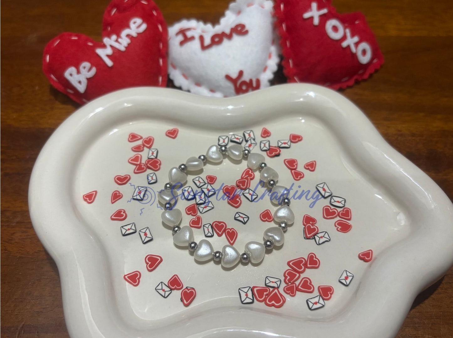 Pearl Heart Bracelet