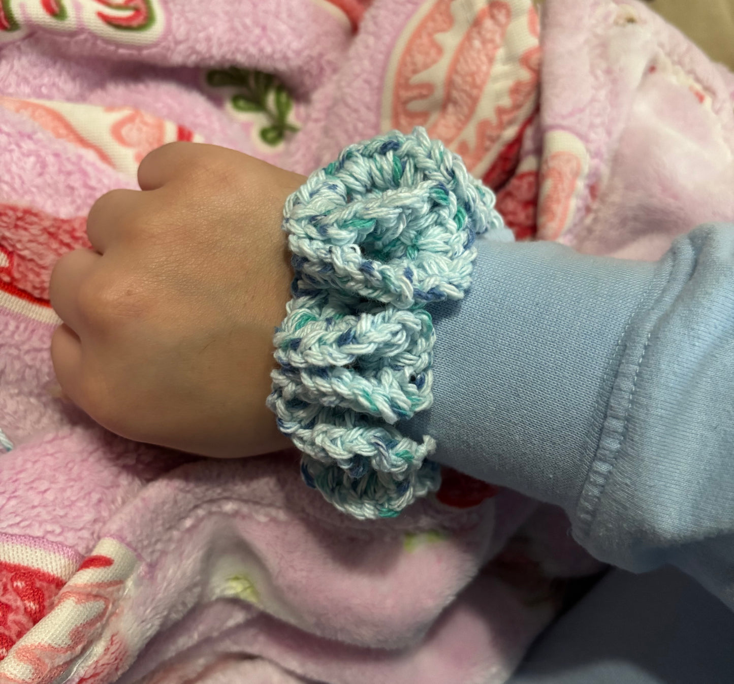Handmade Crochet Scrunchies - Soft and Stretchy Hair Accessories, Trendy Boho Scrunchie, Hair Ties