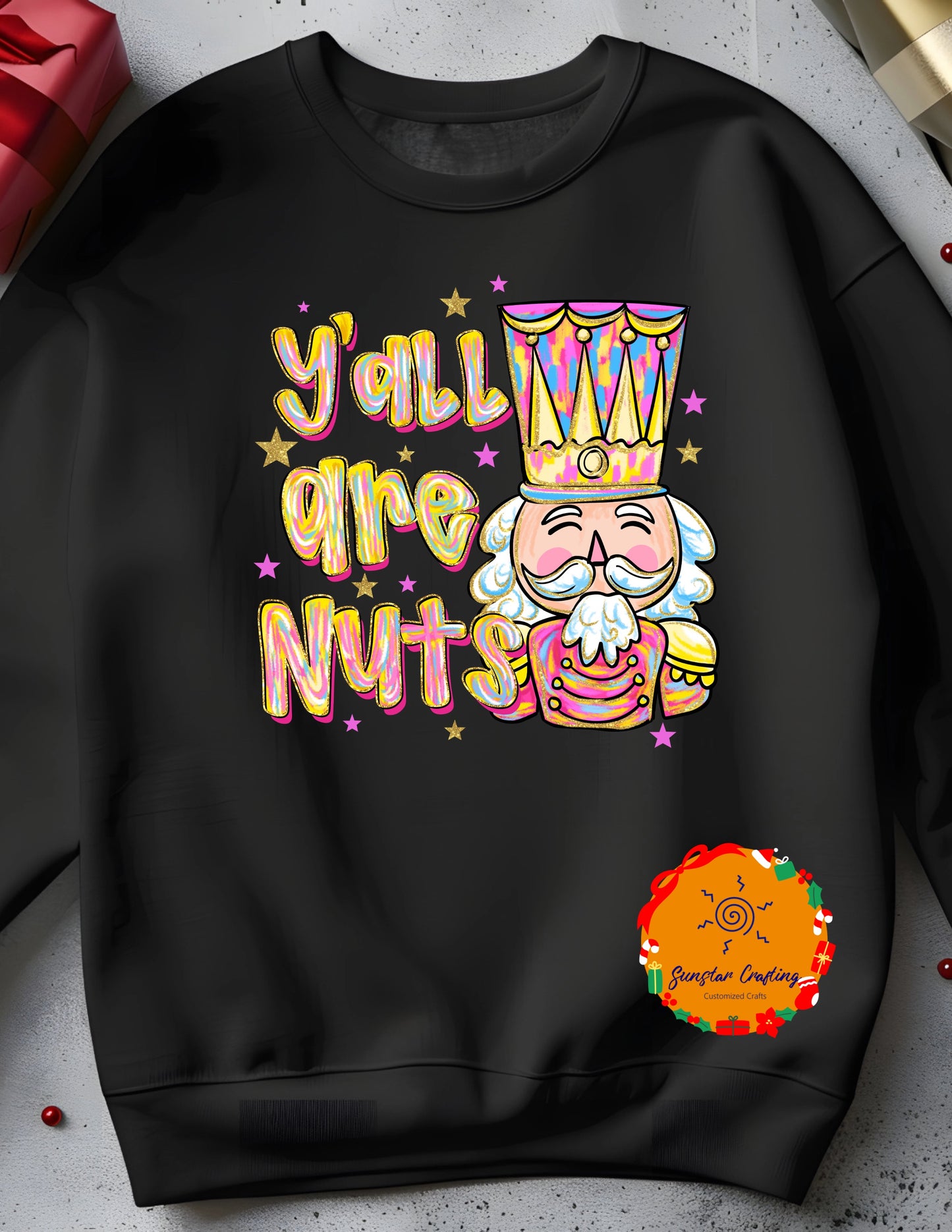 Y'all Are Nuts - Nutcracker Fun Christmas Sweater - Christmas Tee - Matching shirt - gift exchange