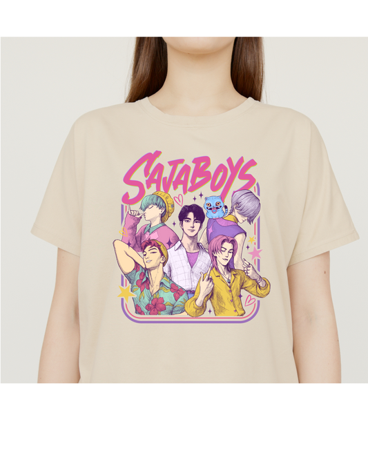 Saja Boys K-pop Demon Hunter T-shirt | Funky K-Drama Anime Tee | Soda Pop