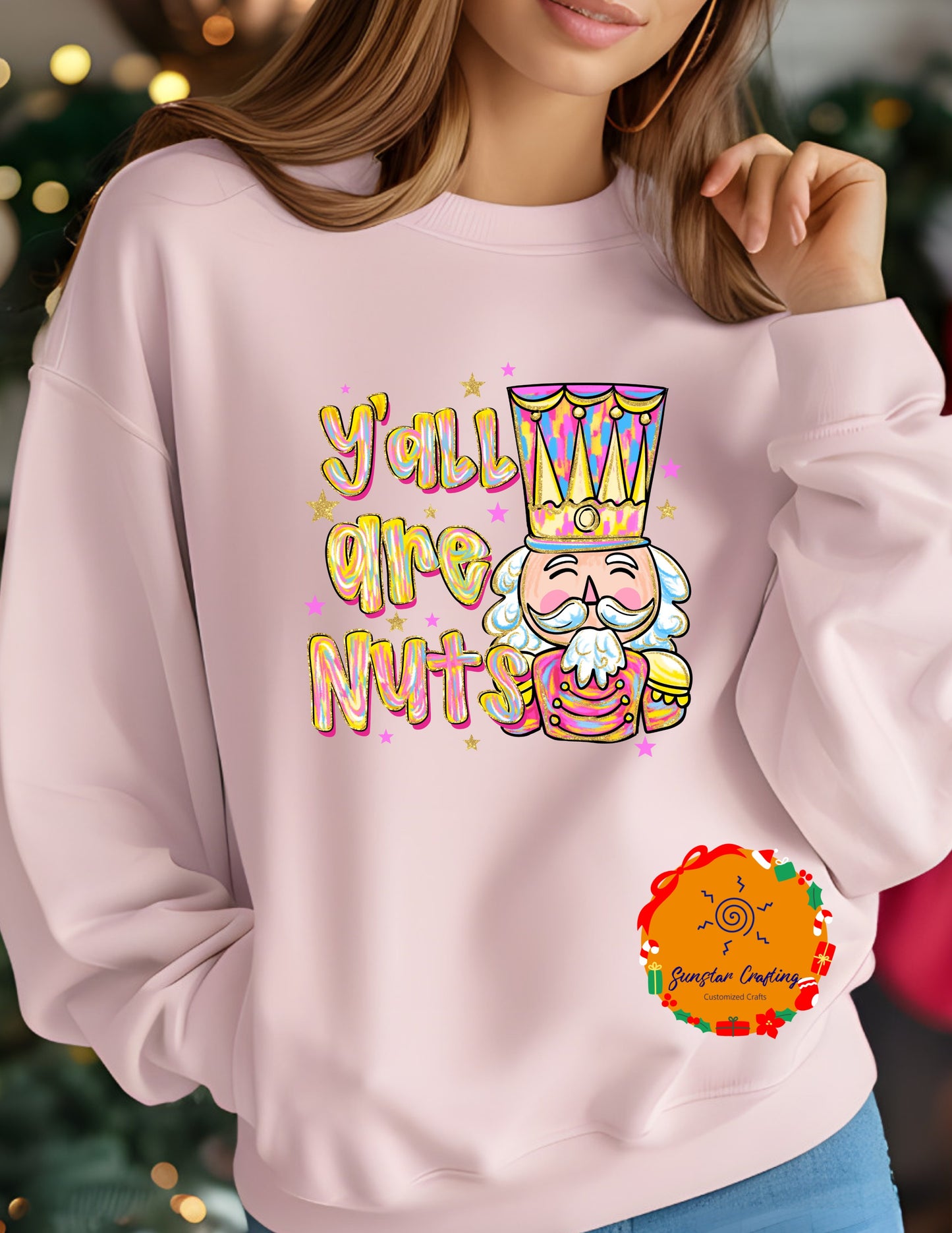 Y'all Are Nuts - Nutcracker Fun Christmas Sweater - Christmas Tee - Matching shirt - gift exchange