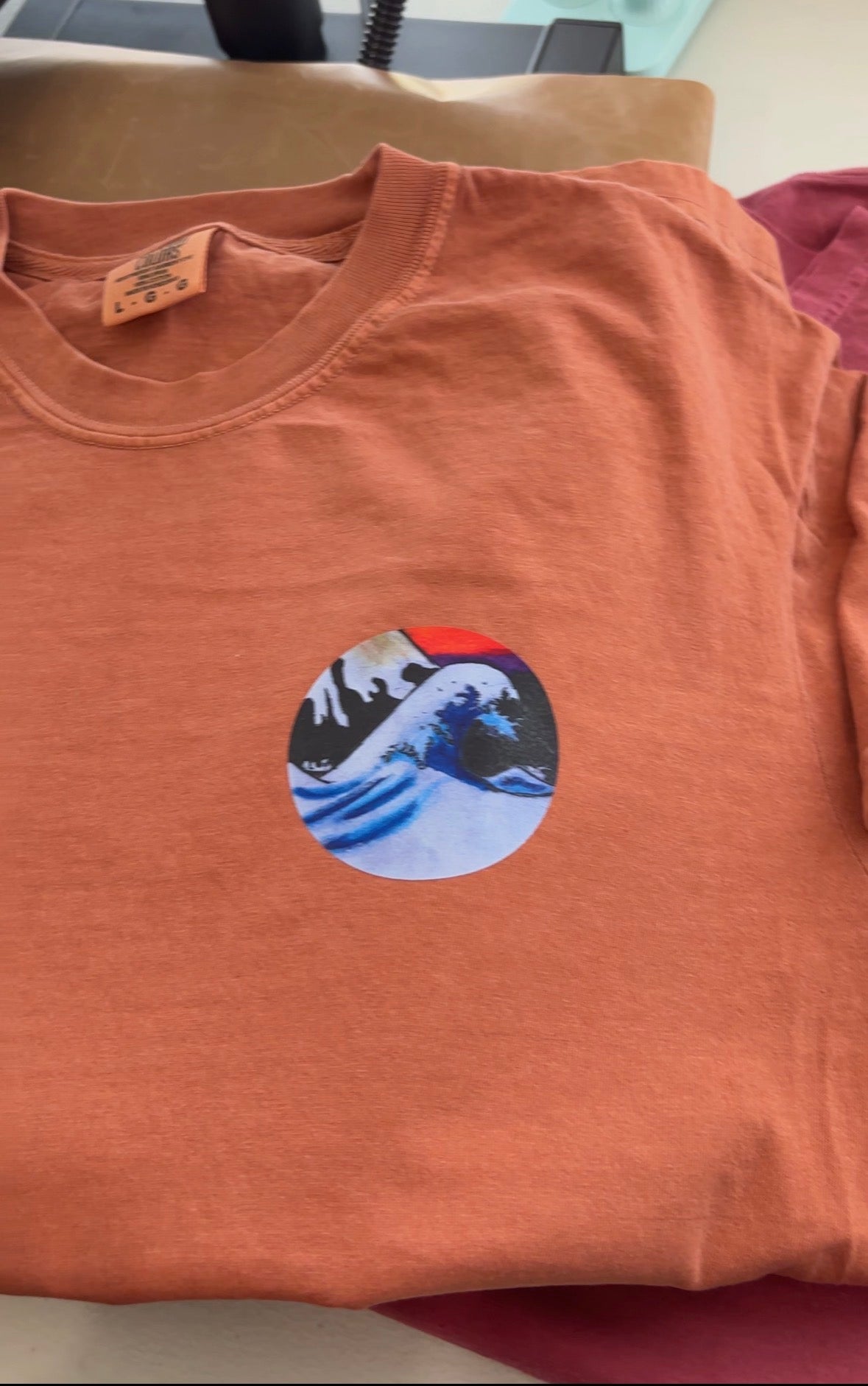 Ocean Art T-shirt, Japanese Wave Art Shirt, Original Graphic Tee Design, Ukiyo-e Inspired