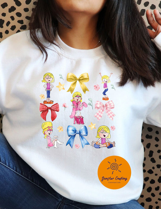 Cartoon Girl Lizzy McGuire 2000s Nostalgia Aesthetic -Y2K Aesthetic